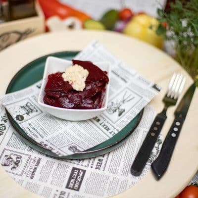 Salata de Sfecla rosie cu hrean