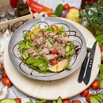 Salata fresh cu ton in ulei